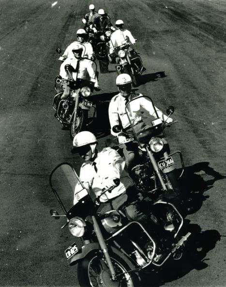 Photo of police on motorcycles