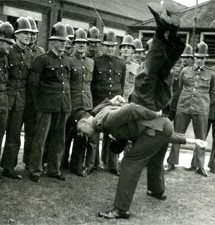 An example of the weird photos from the Police Museum archive 